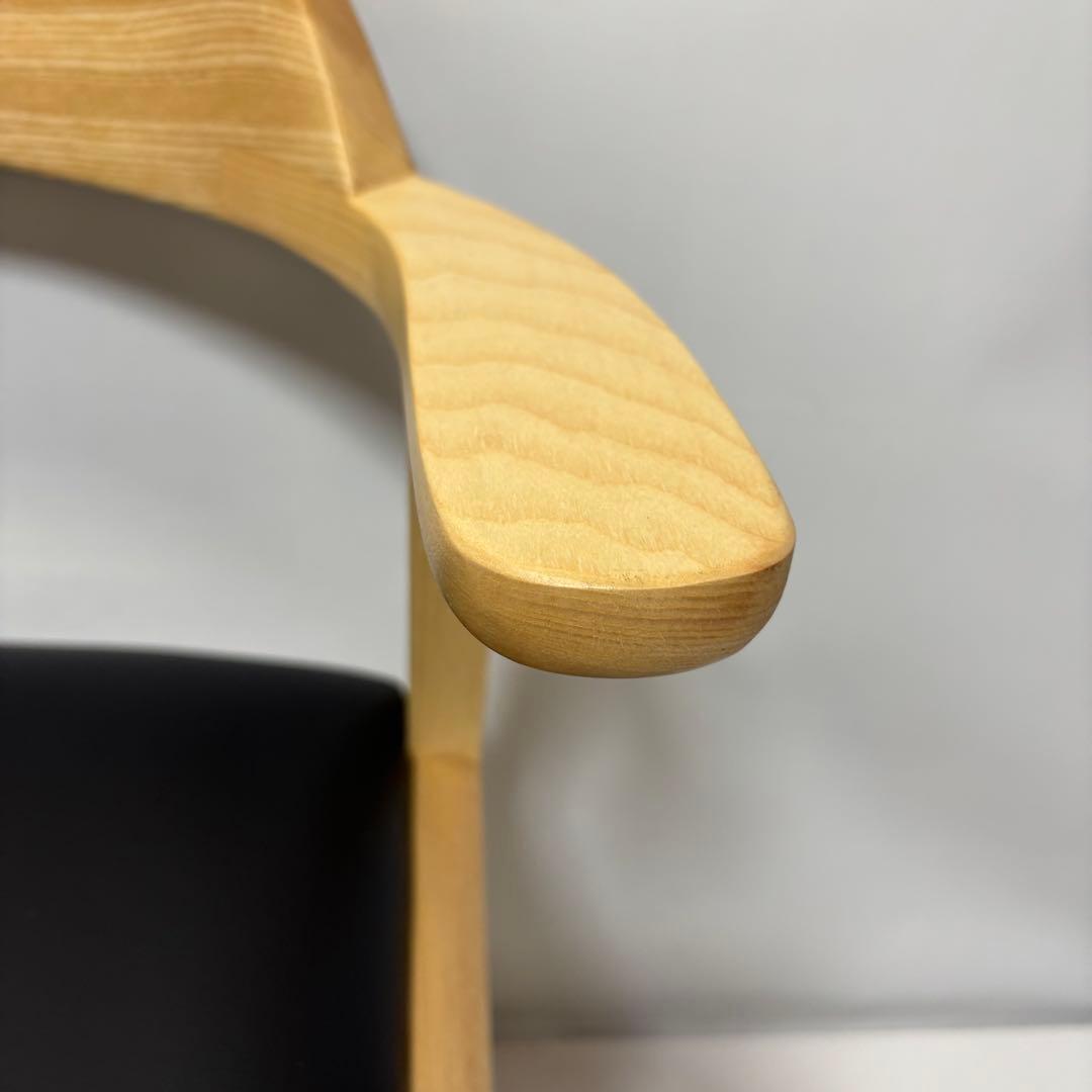 【未使用】ダイニングチェア　ナチュラル×ブラック