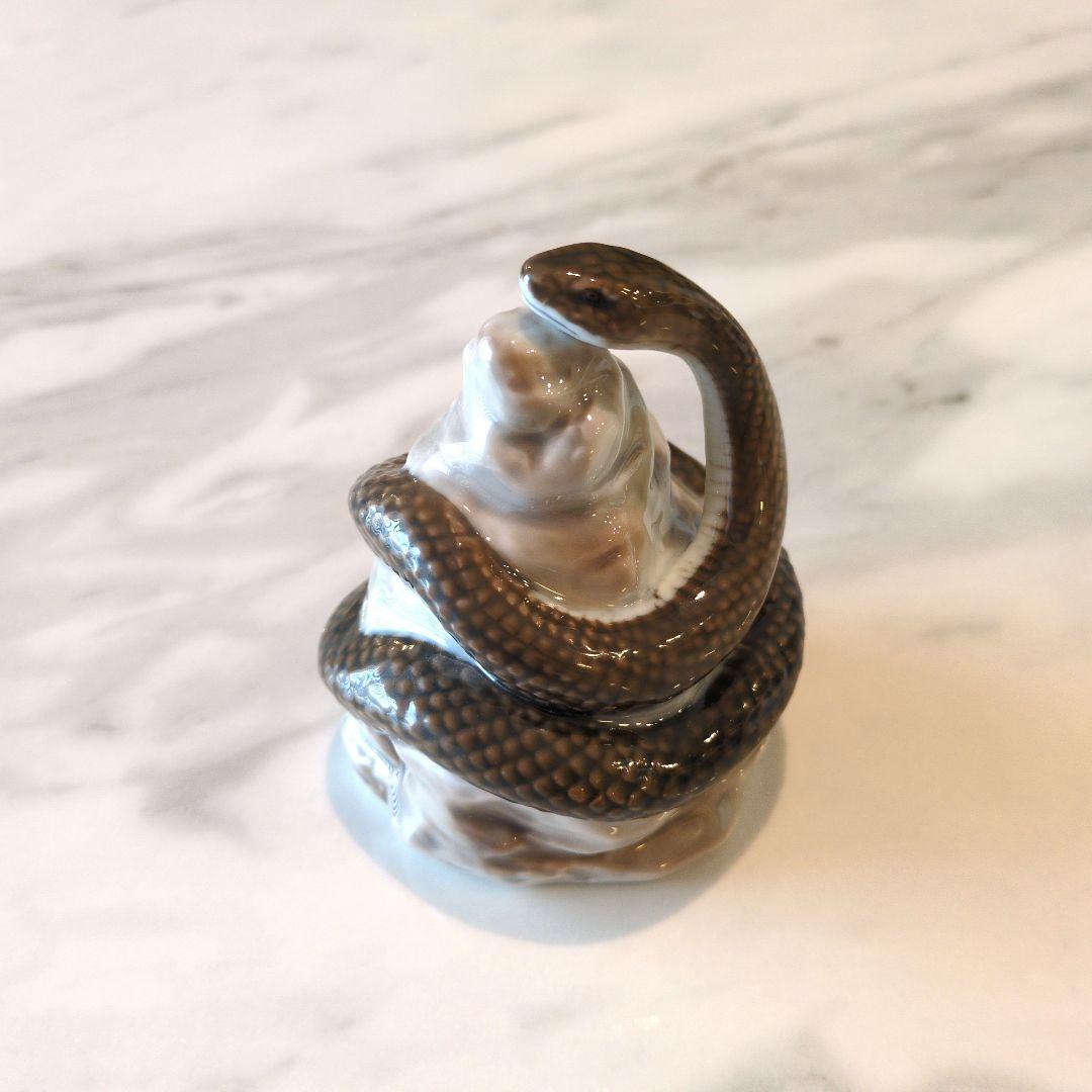 ロイヤルコペンハーゲン フィギュリン ヘビ 巳 蛇 干支