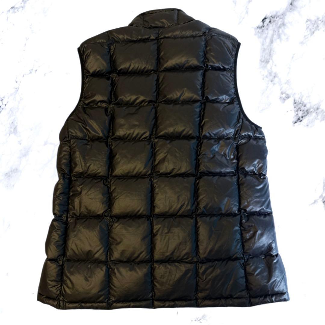 【mont-bell 】ダウンベスト ブラック 黒XL 肉厚　美品