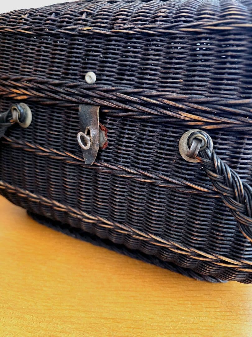 美品　フランス　アンティーク バスケット　籠　 パニエ　カゴ