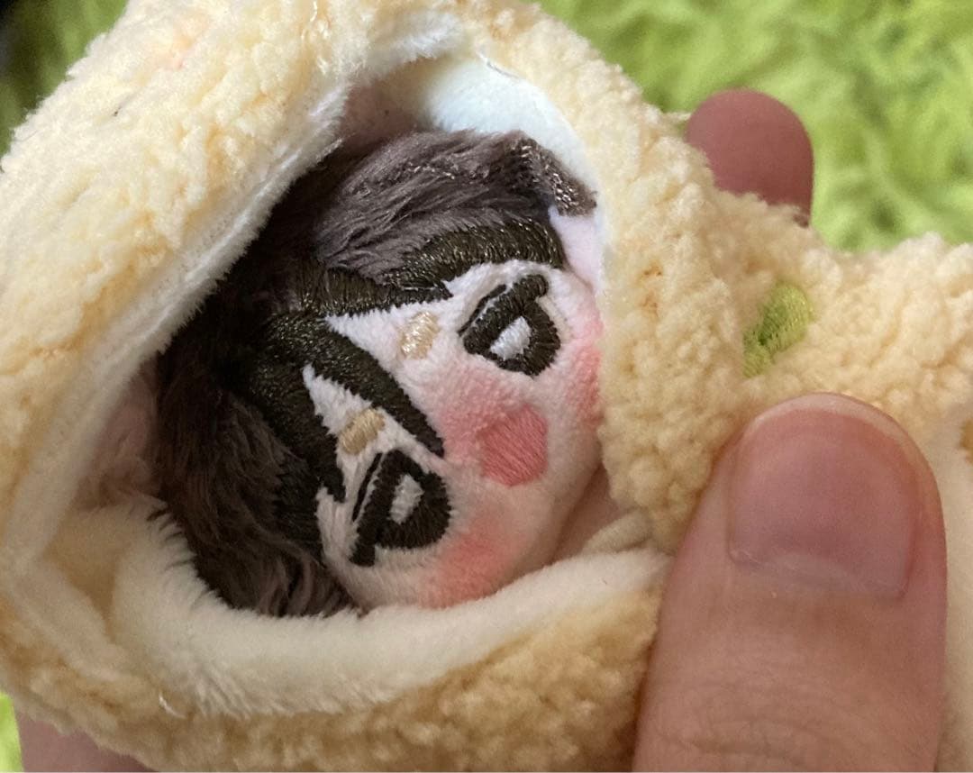 自作ぬいぐるみ・口を開けた子