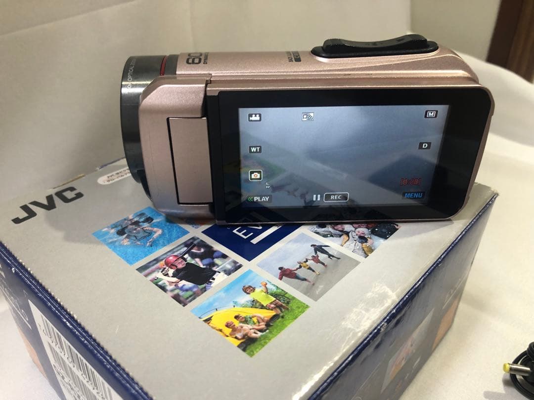 【ジャンク品】JVC Everio ビデオカメラ 本体 ピンク