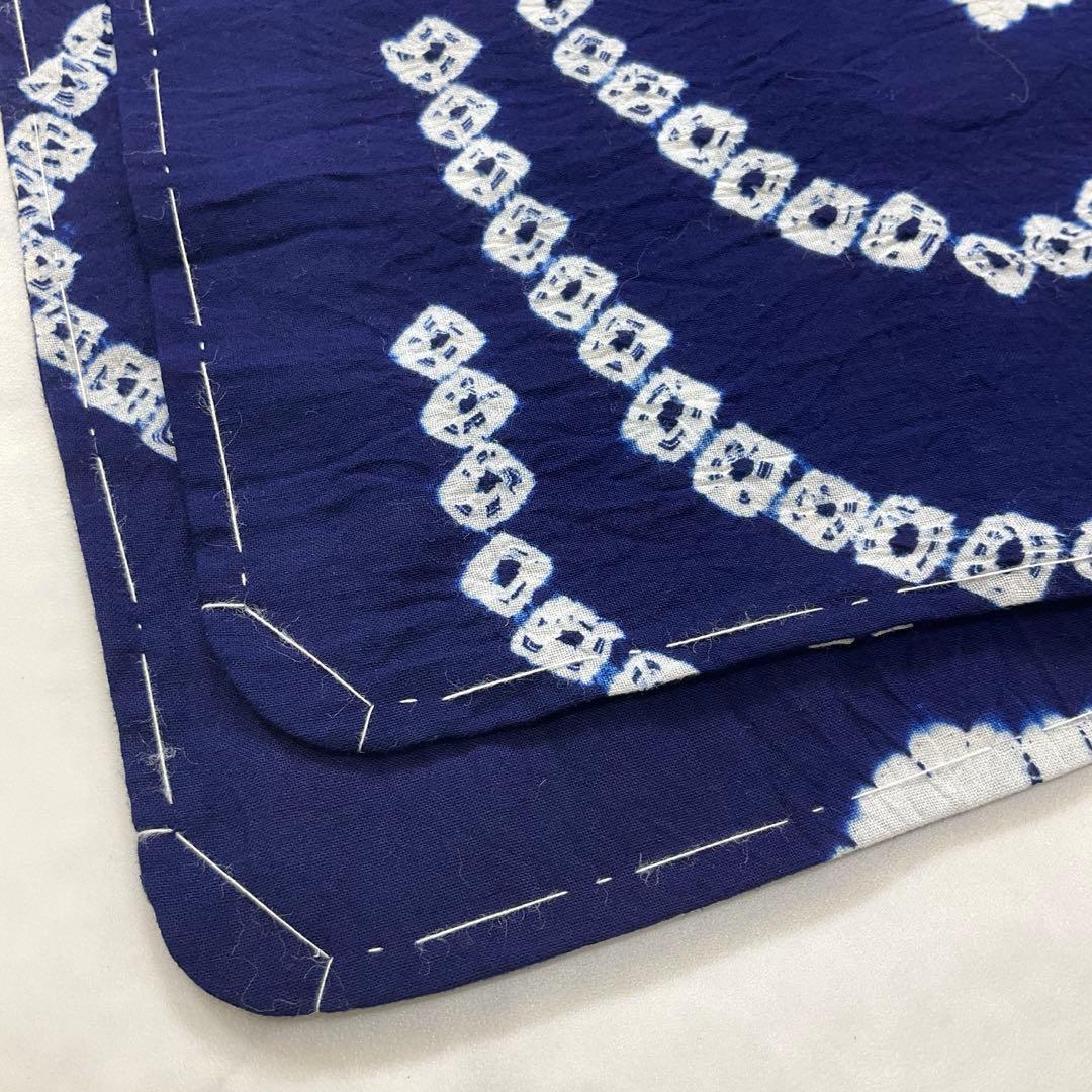 厳選◆夏物浴衣◆未使用同然◆有松鳴海絞り木綿◆総手絞り◆仕付け裄69丈161.5