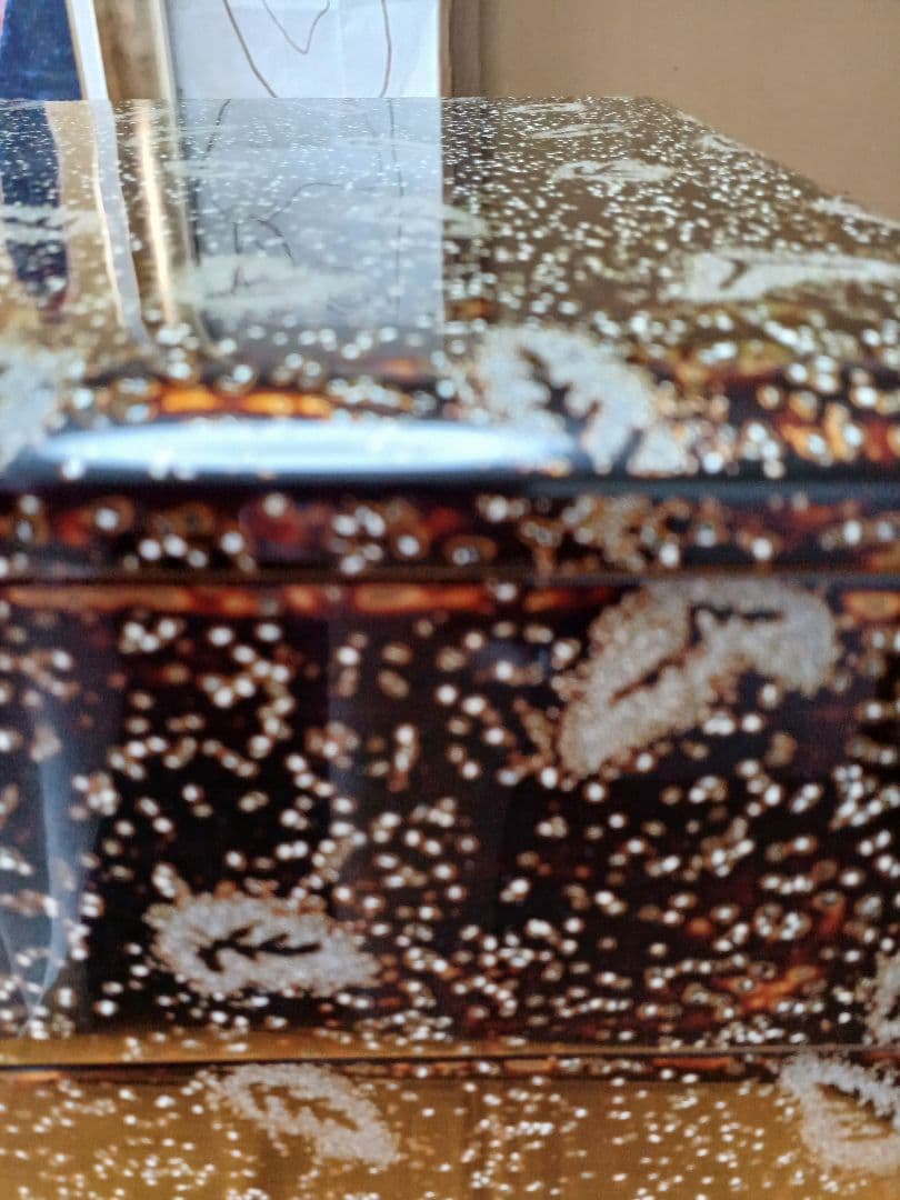 若狭塗？　五段重箱　台付き