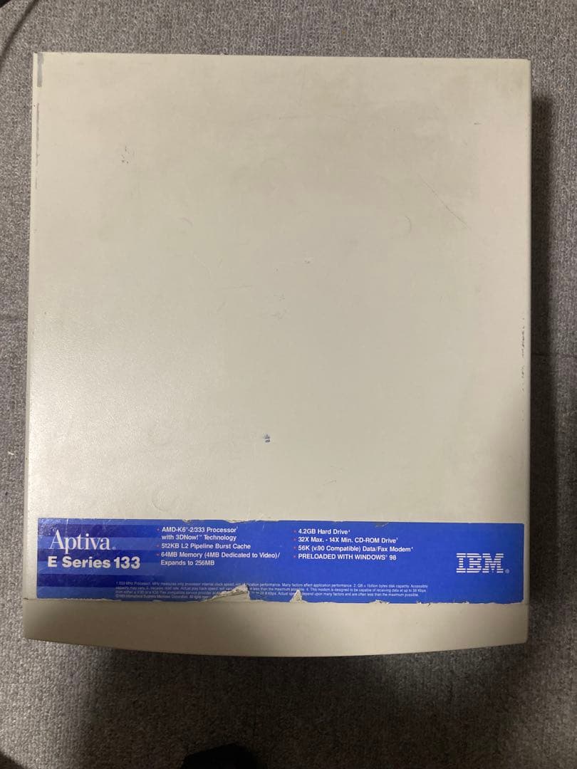 IBM Aptiva E Series 133 デスクトップPC SCSI対応