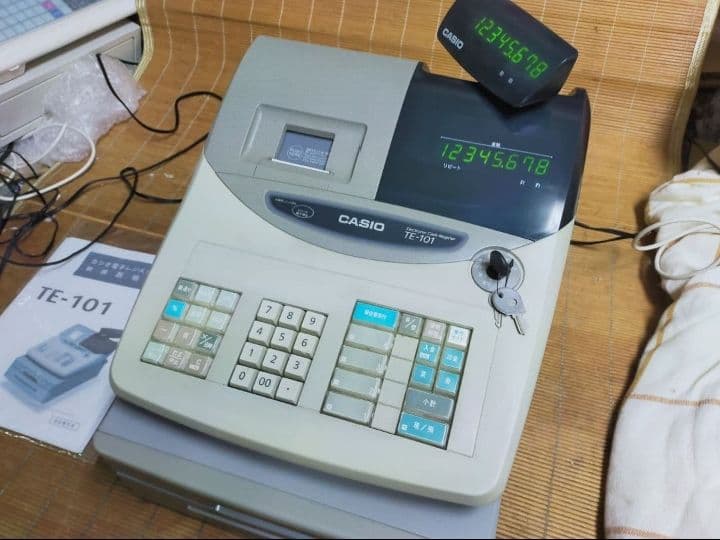 カシオレジスター　TE-101　フル設定無料　長期使用可能　660117