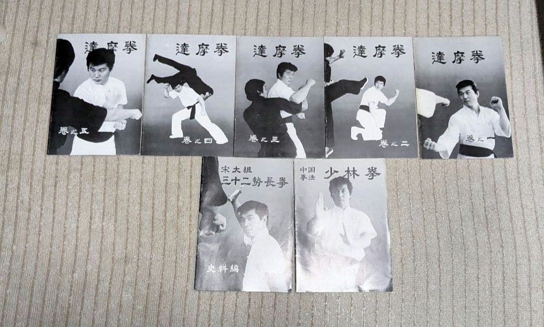 中国拳法大講座　全27冊　形意拳道　4冊　人体急所図