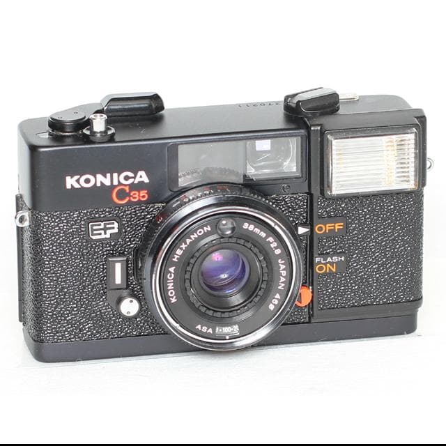 437 KONICA コニカ C35EF ピッカリコニカ 分解整備済の完動極美品