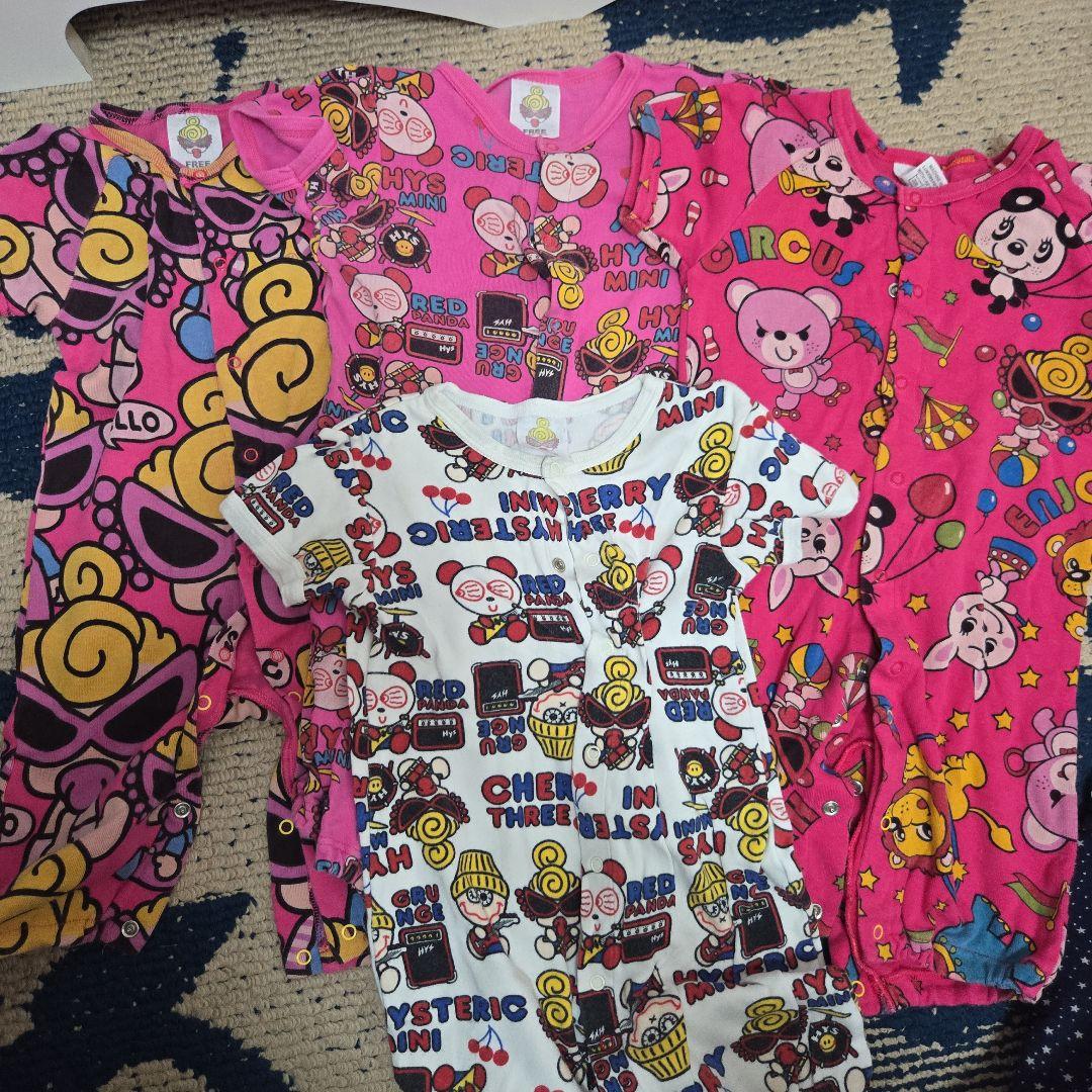 ヒスミニ　半袖　ロンパース　4着