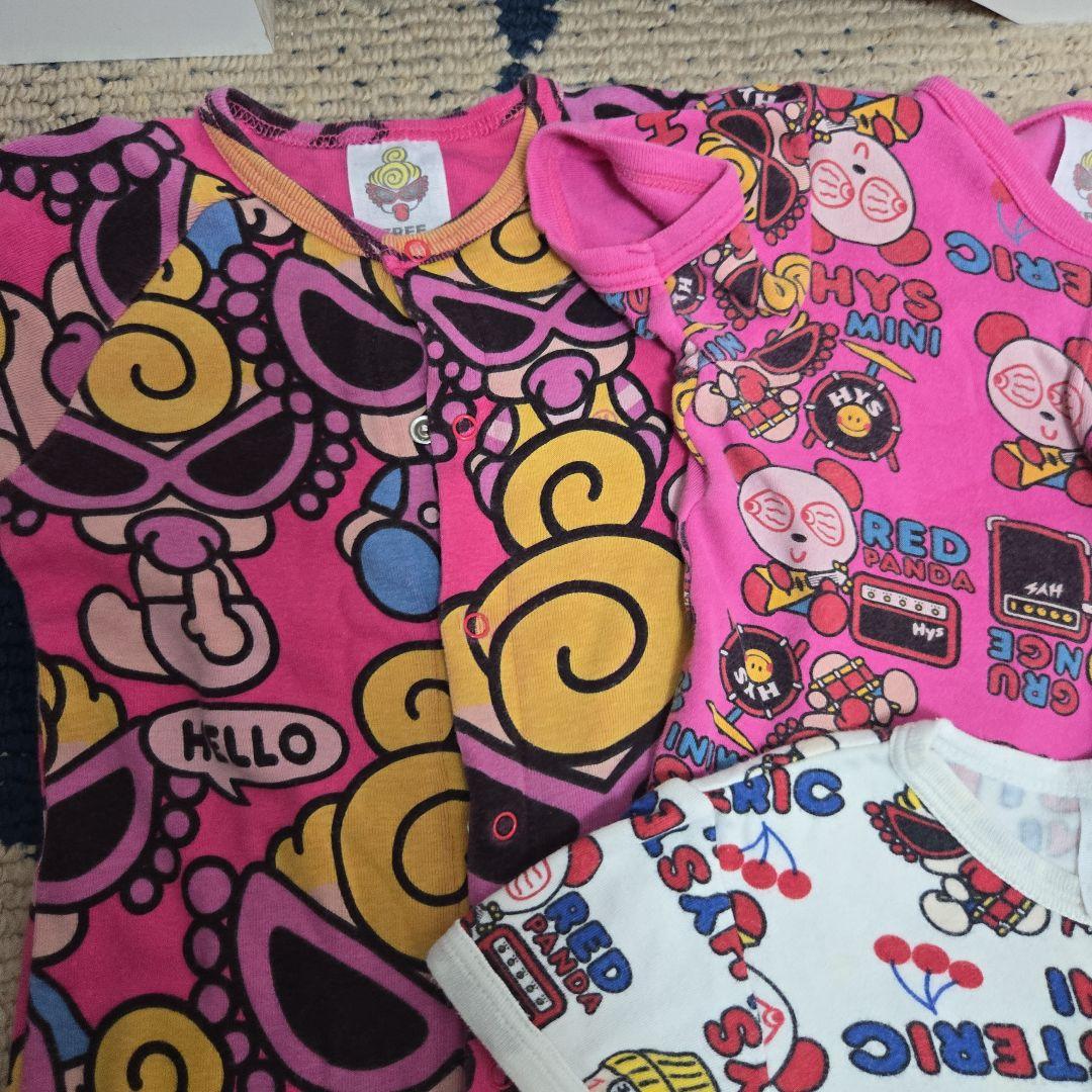 ヒスミニ　半袖　ロンパース　4着