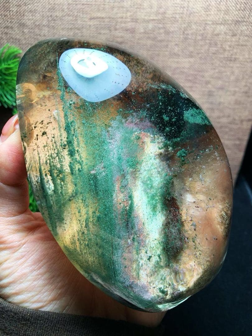 ⭐︎【極上品】天然 ガーデン クォーツ 置物 842.6g