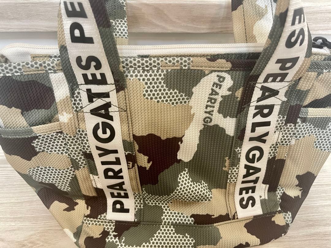 PEARLY GATES 迷彩バッグ カートバッグ　ラウンドバッグ