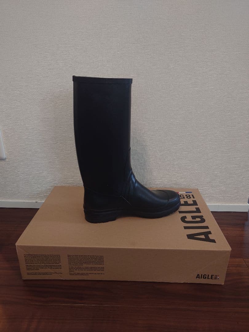 AIGLE 黒 長靴