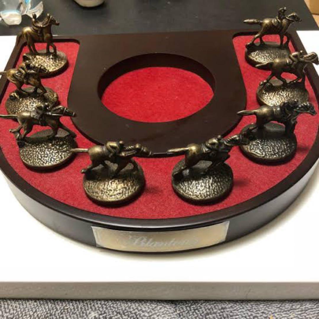 未使用未開封新品　ブラントン　台座　馬　キャップ　競馬　志村けん