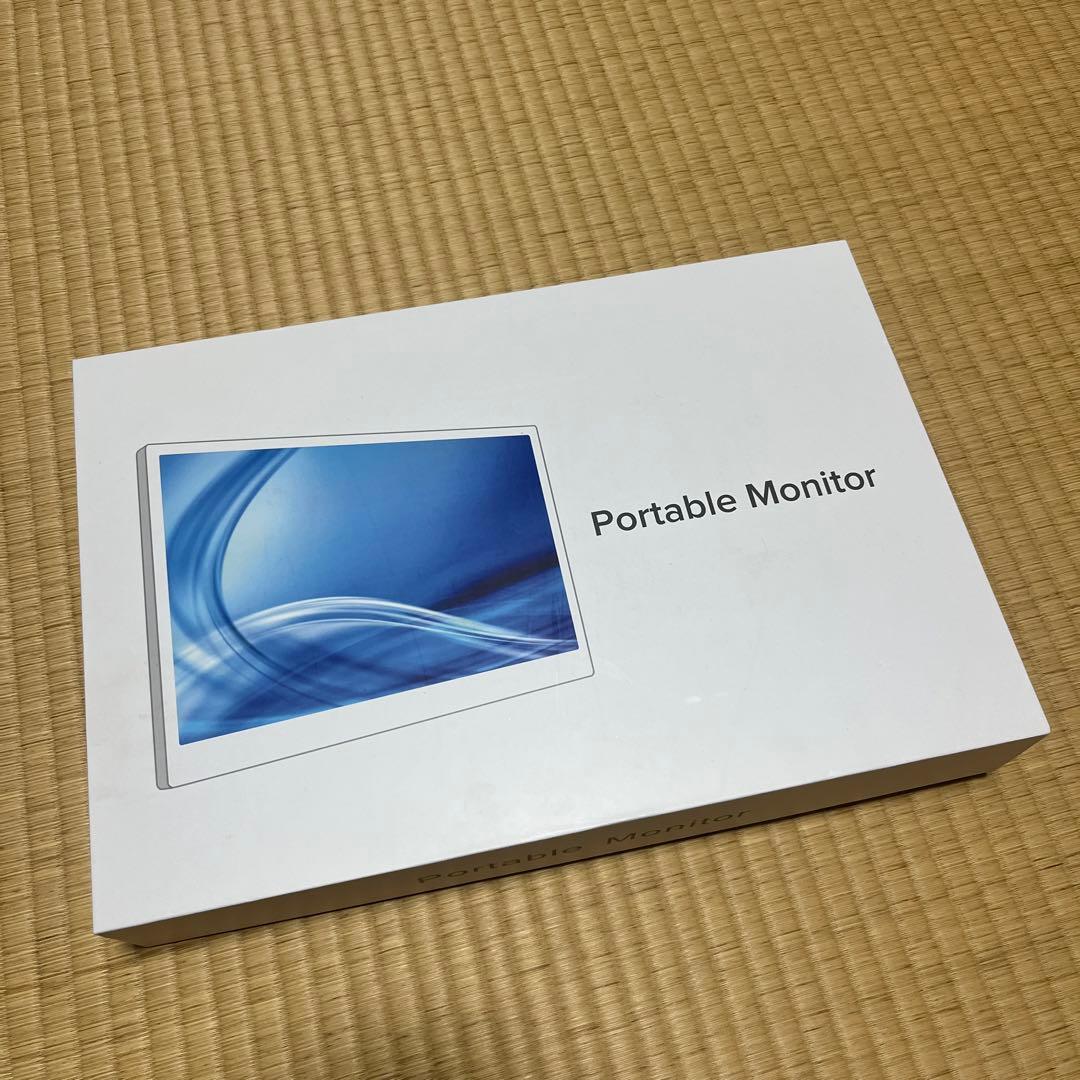 15.6型　モバイルディスプレイ　ポータブルモニター 本体 ケーブル付き