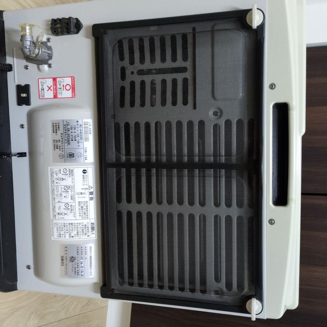 Rinnai ガスファンヒーター デジタル表示　ガスホース付き