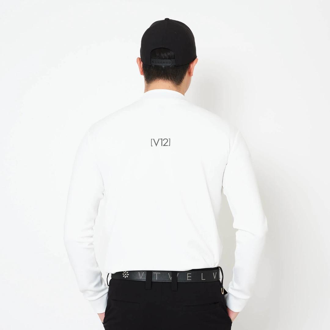 V12 メンズ モックネック 白　L 未使用