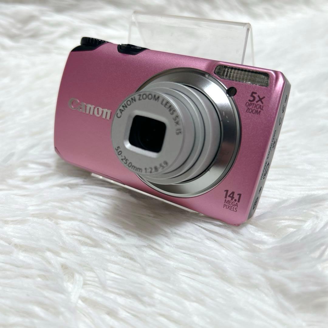 【美品】Canon PowerShot A3200 IS ピンク 動作確認済