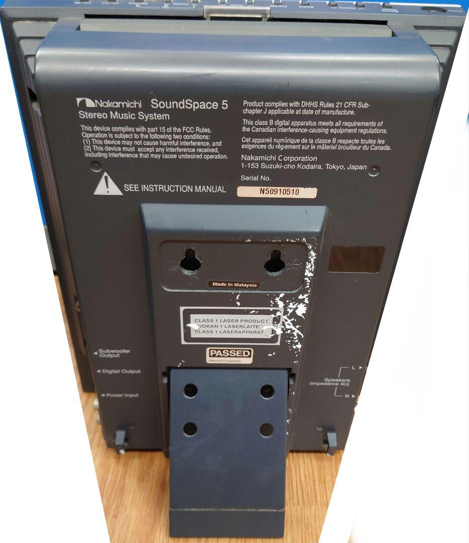 【￥98000・1999年】 Nakamichi　SoundSpace5 コンポ