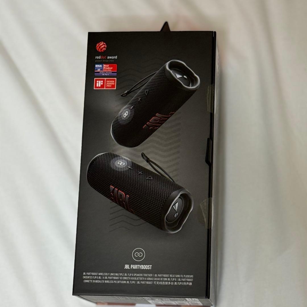 【新品未開封】JBL FLIP6 ポータブルウォータープルーフスピーカー