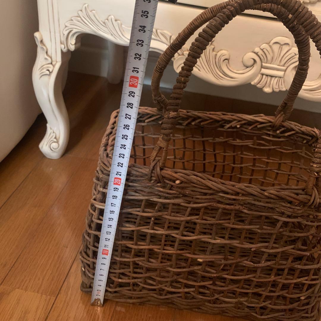 あけび籠バック　断捨離値下げ