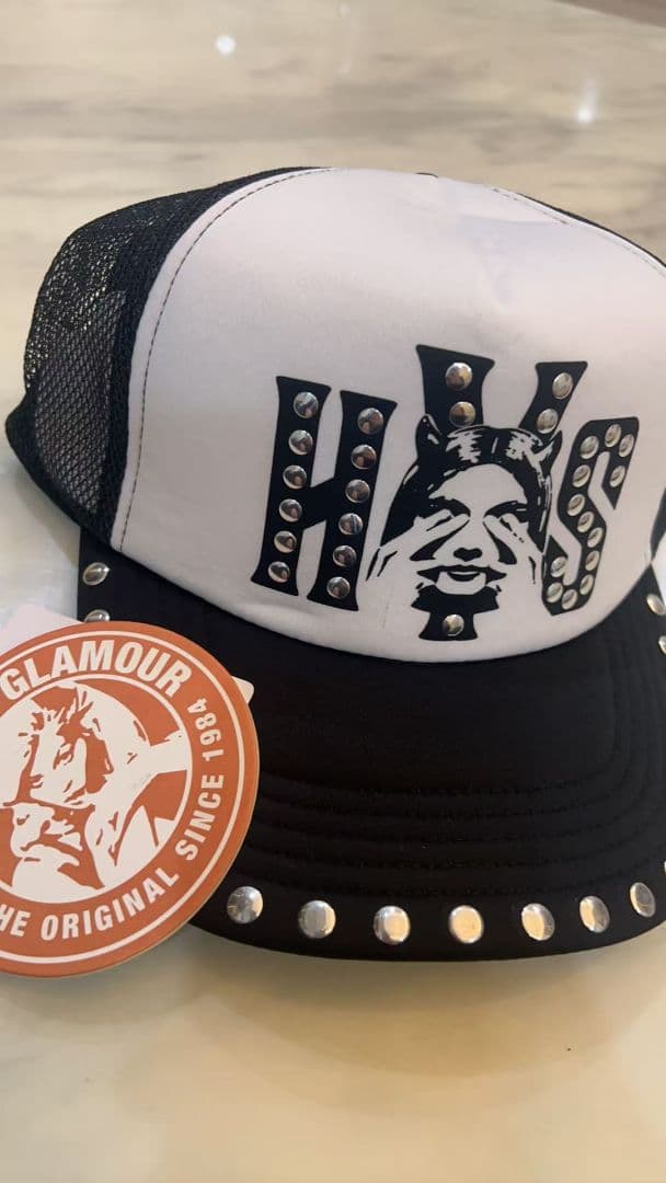 【新品未使用】ヒステリックグラマー　スタッズメッシュキャップ -003