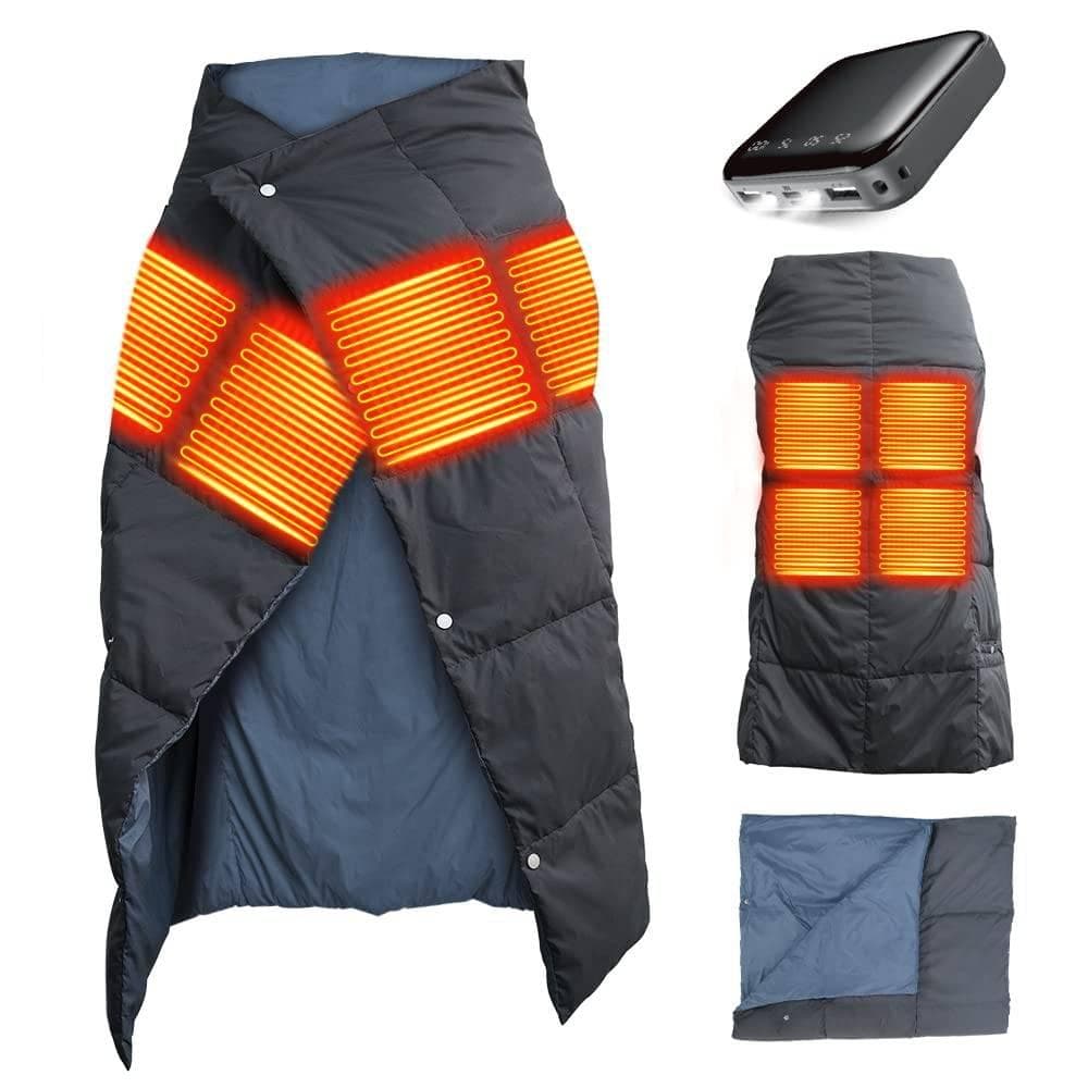 5WAY使用可能 USB電気毛布 モバイルバッテリー付き