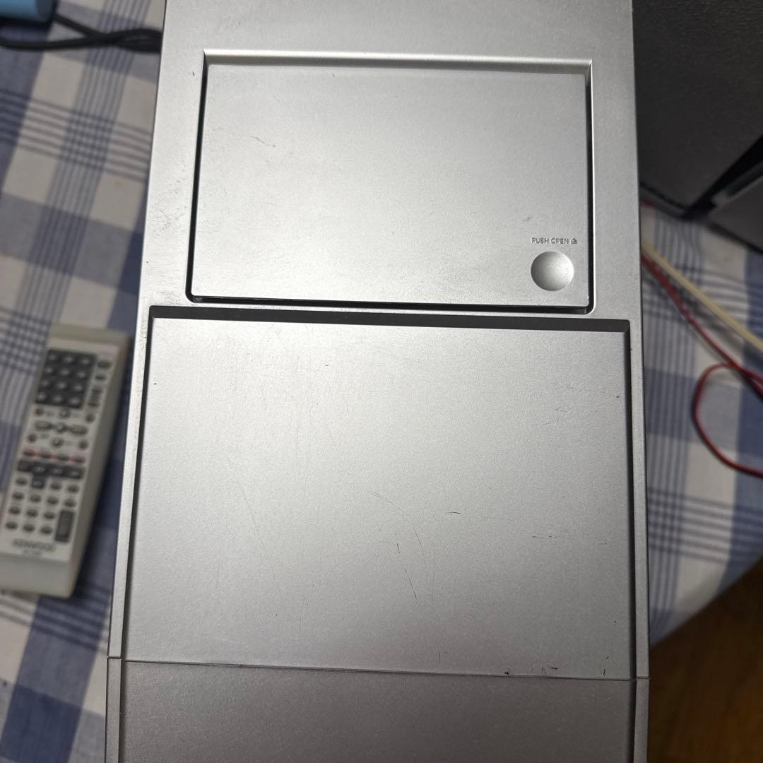 KENWOOD CD・MD・カセットデッキ 本体スピーカーセットpc-f0322