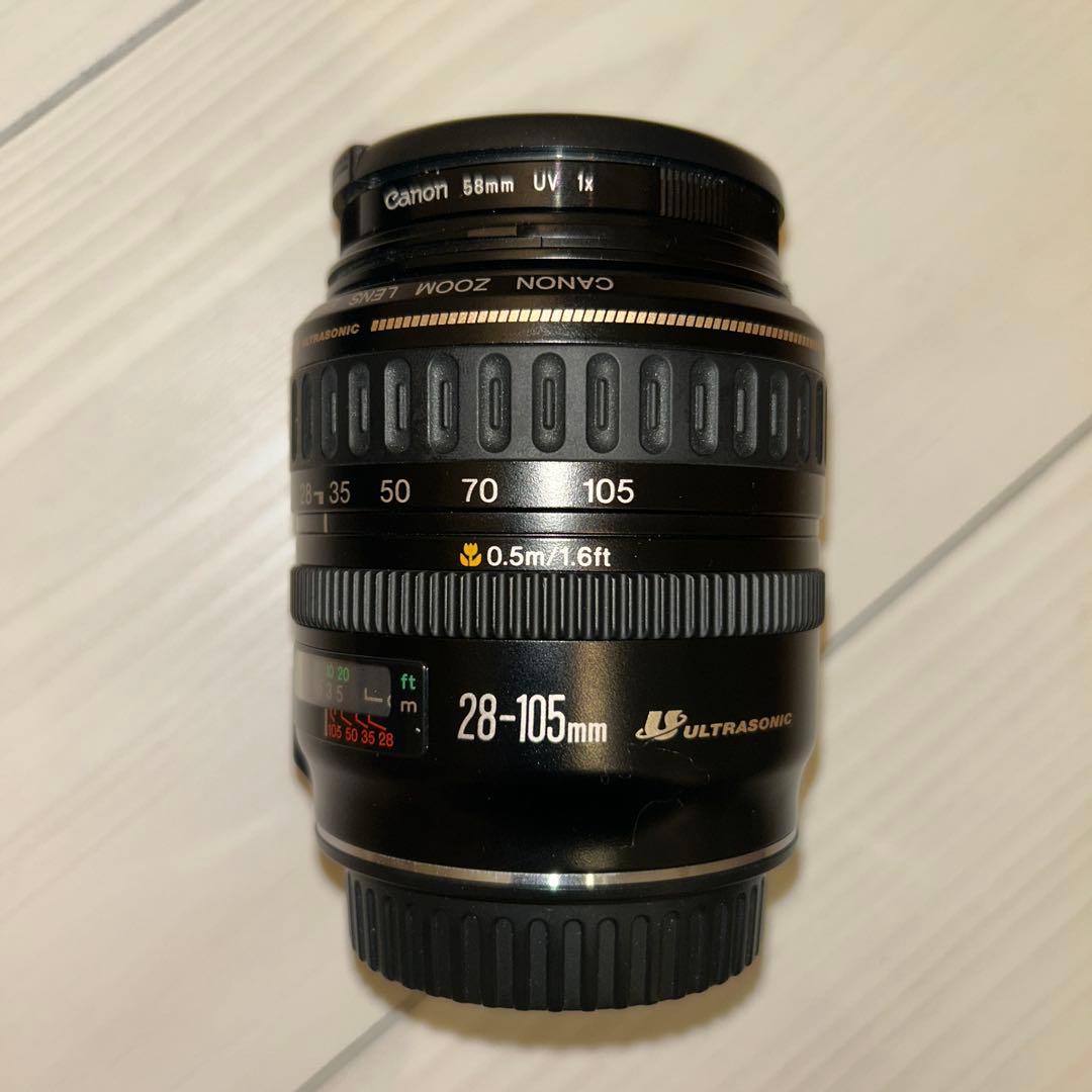 Canon EOS 5QD+EF 28-105mm+EF 100-300mm付き