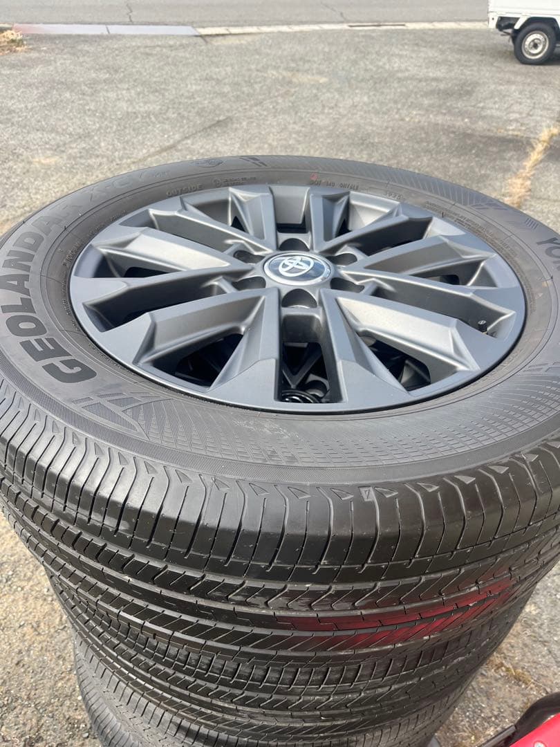 ランクル250 ZX 純正タイヤ　ヨコハマタイヤセット 265/60R20