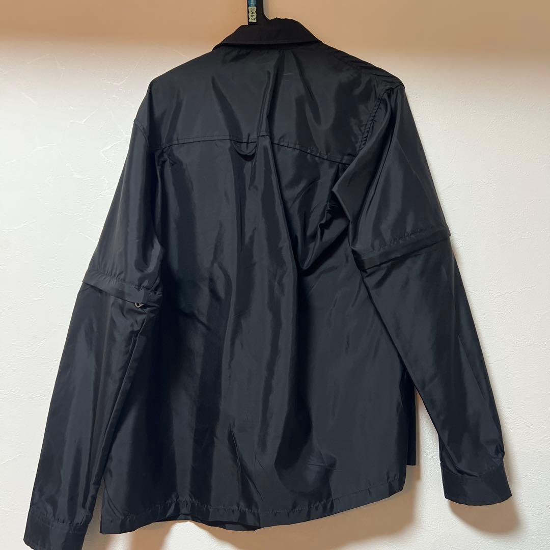ブラックナイロンジャケット　限定セール　当日発送