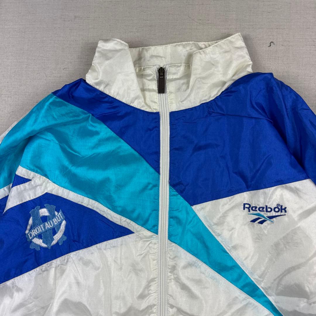 90s リーボック オリンピック・マルセイユ サッカー ナイロンジャケット XL