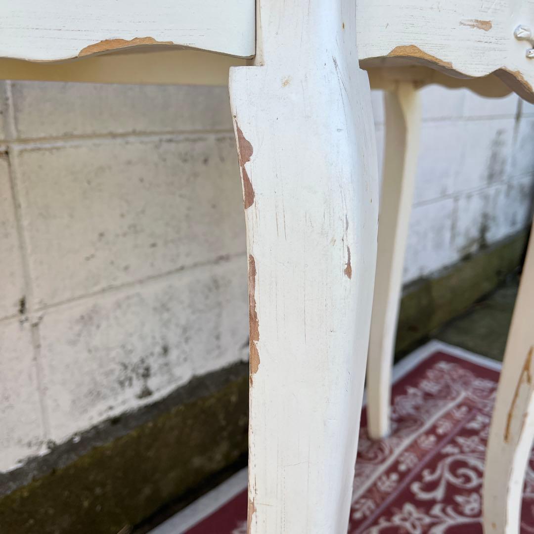 アンティークデザイン◾️木製コンソールテーブル 飾り台 ディスプレイ台 木製棚