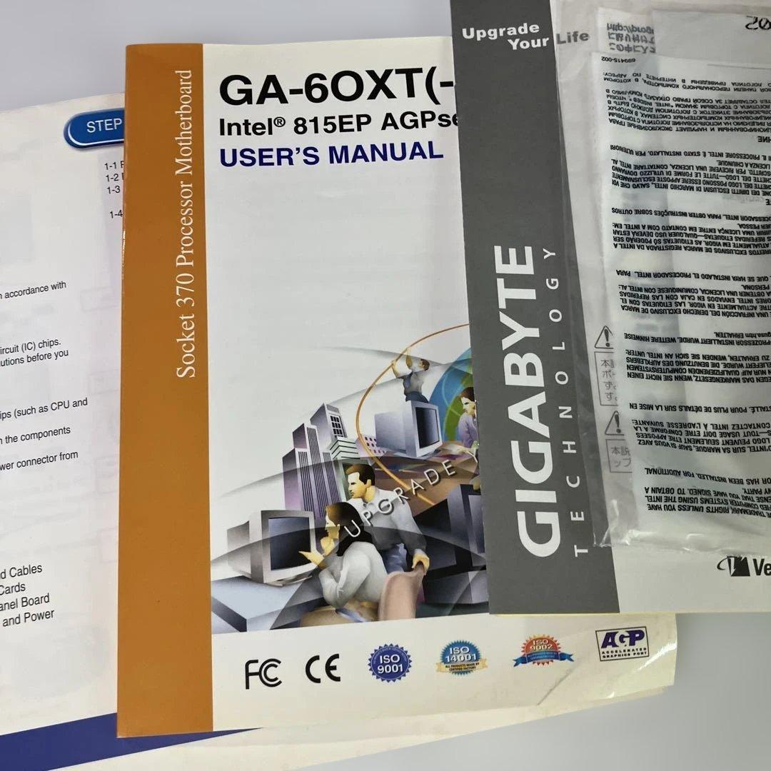 マザーボード GIGABYTE GA-6OXT-A Socket370 i815E ATX