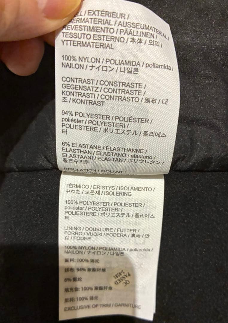 アークテリクス ATOM HOODY 黒 S 正規品 ネームロゴ ラストモデル！