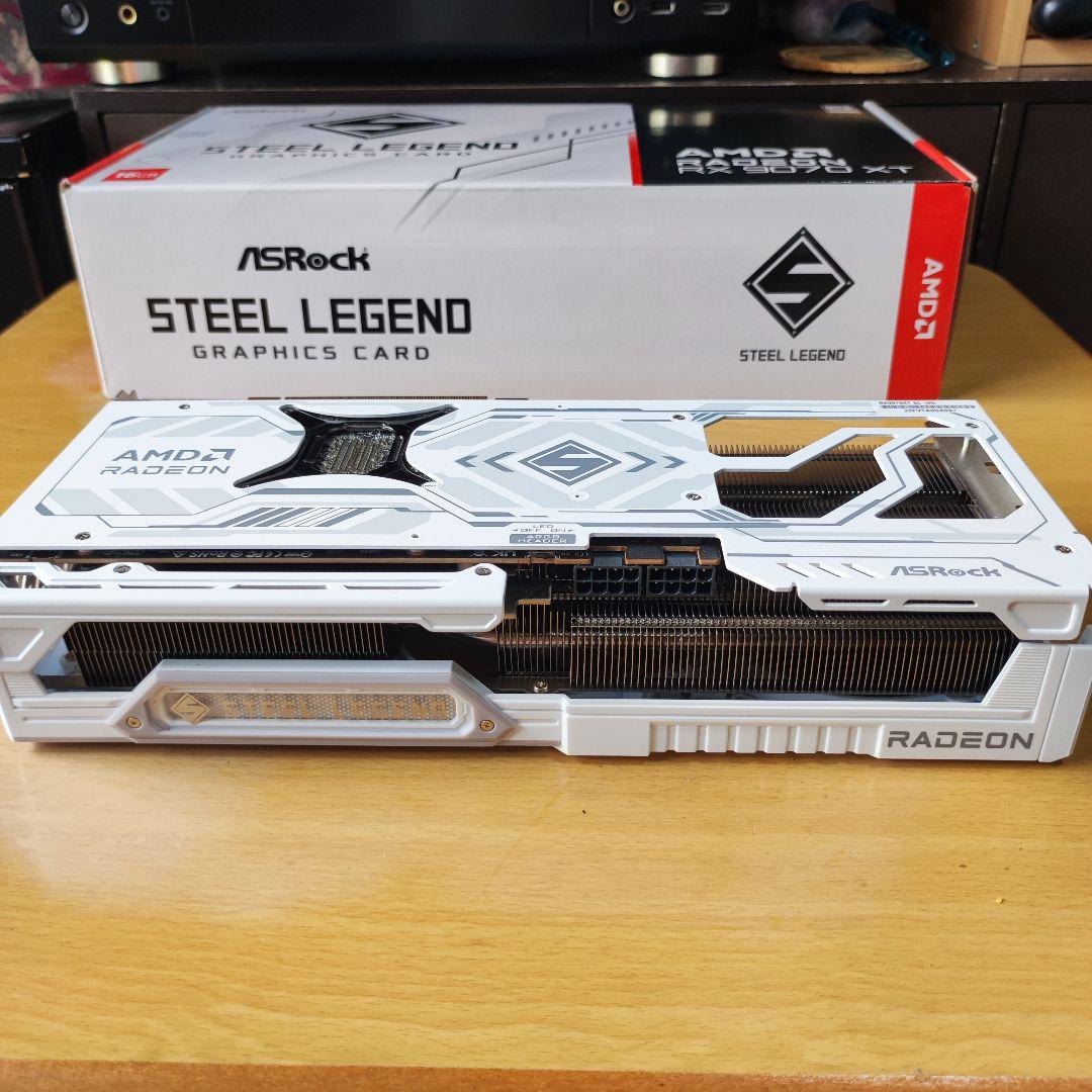 グラフィックボード・グラボ・ビデオカード ASROCK RX9070XT STEEL LEGEND