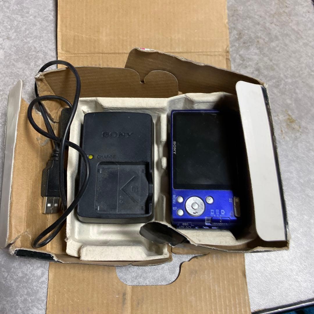 【中古】SONY cyber-shot DSC-W610 ブルー　デジタルカメラ