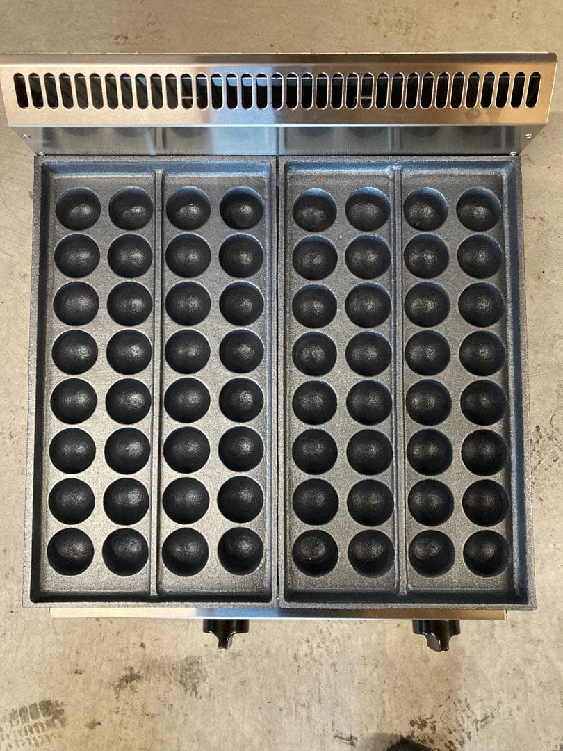 大東商会　厨太くん　たこ焼き器 ステンレス製 36穴 2バーナー　Z-2