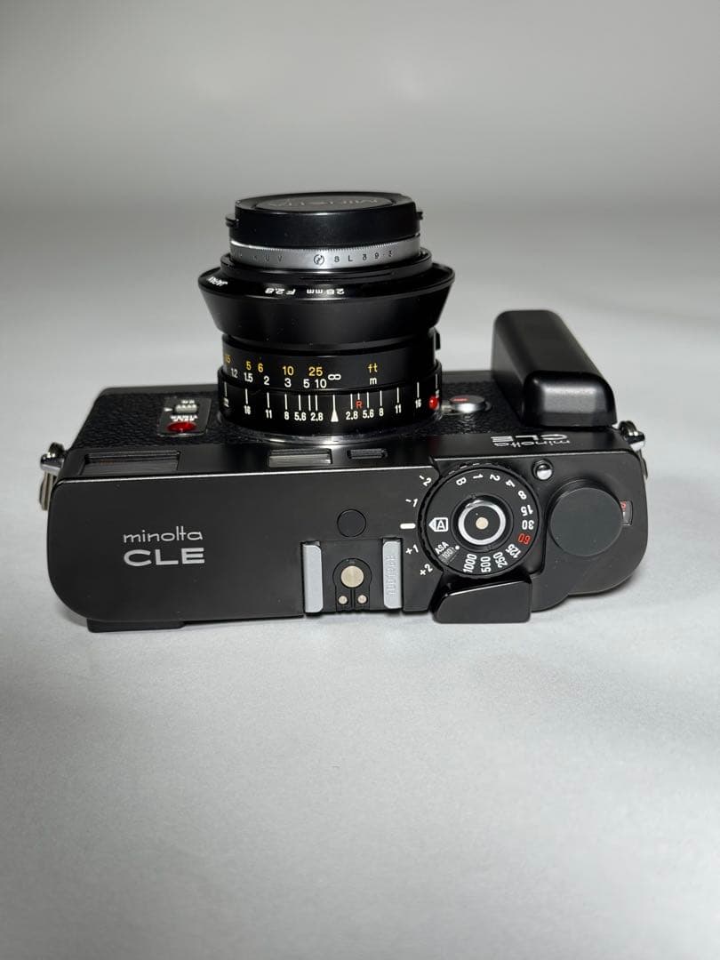 【超希少】MINOLTA CLE (旧ミノルタロゴ) +M-ROKKOR28mm
