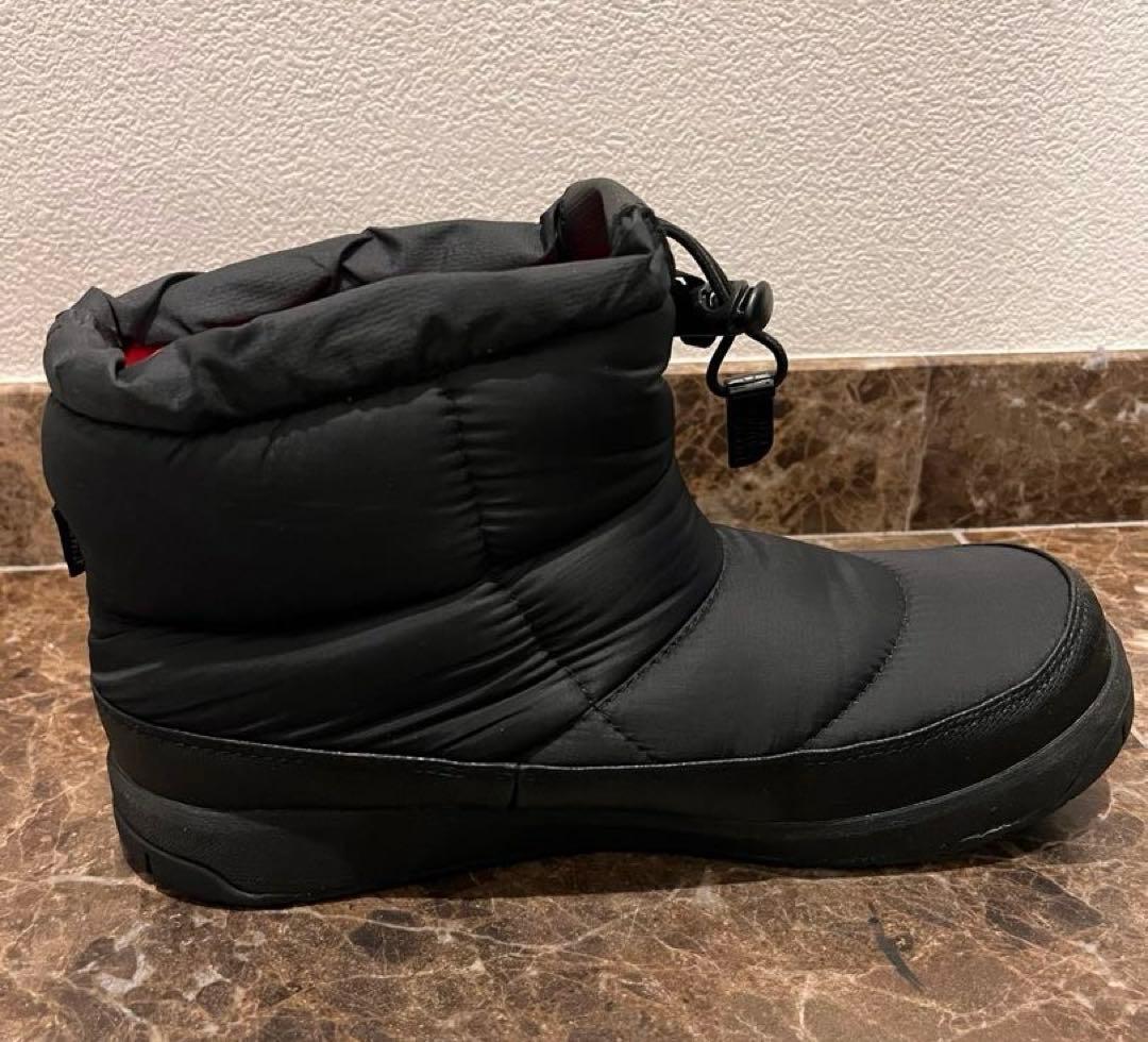 ザノースフェイス ショートブーツ 25㎝ ヌプシ 黒 NFW51686