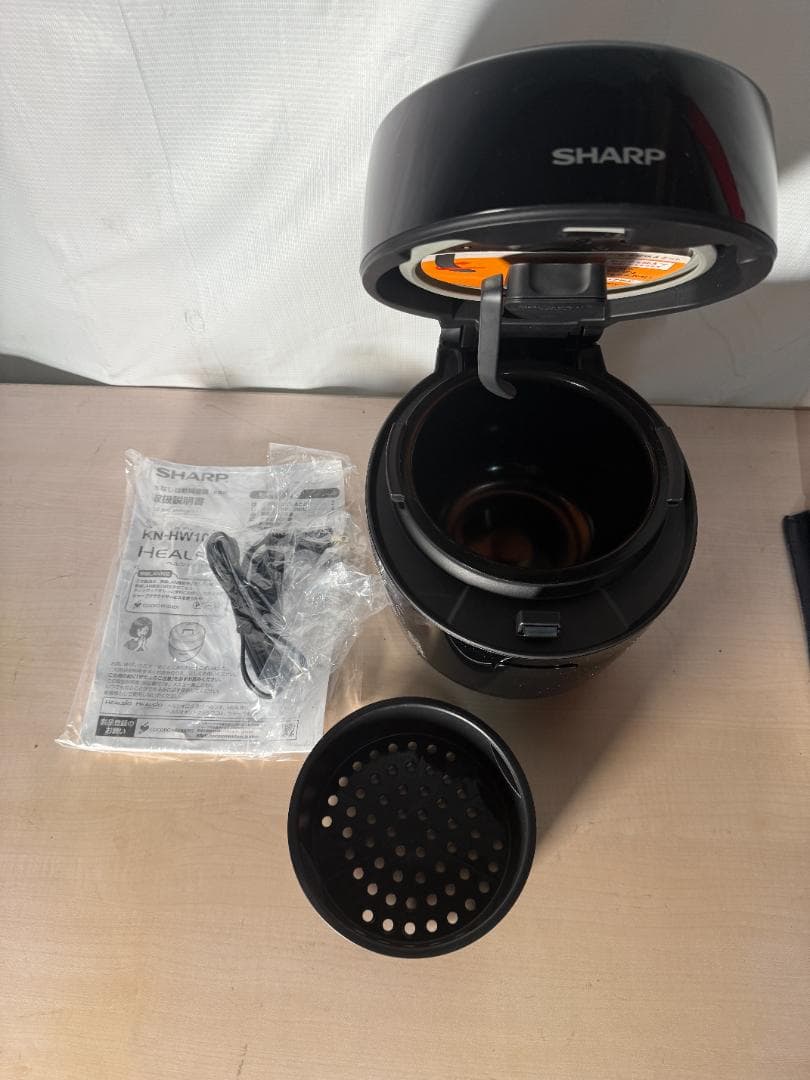 シャープ ヘルシオ ホットクック スマホ連携 ブラック KN-HW10E-B