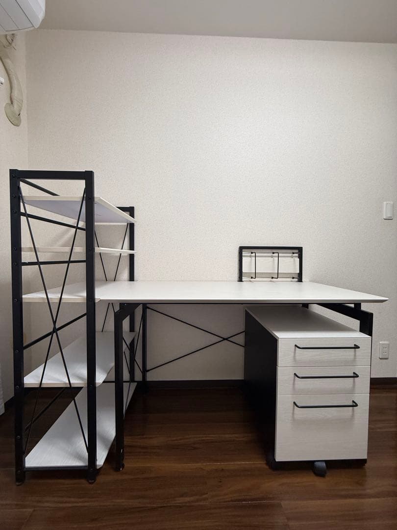 【ニトリ】デスクワゴンシェルフ3点セット　 ※完成品で引き取りに来てくださる方