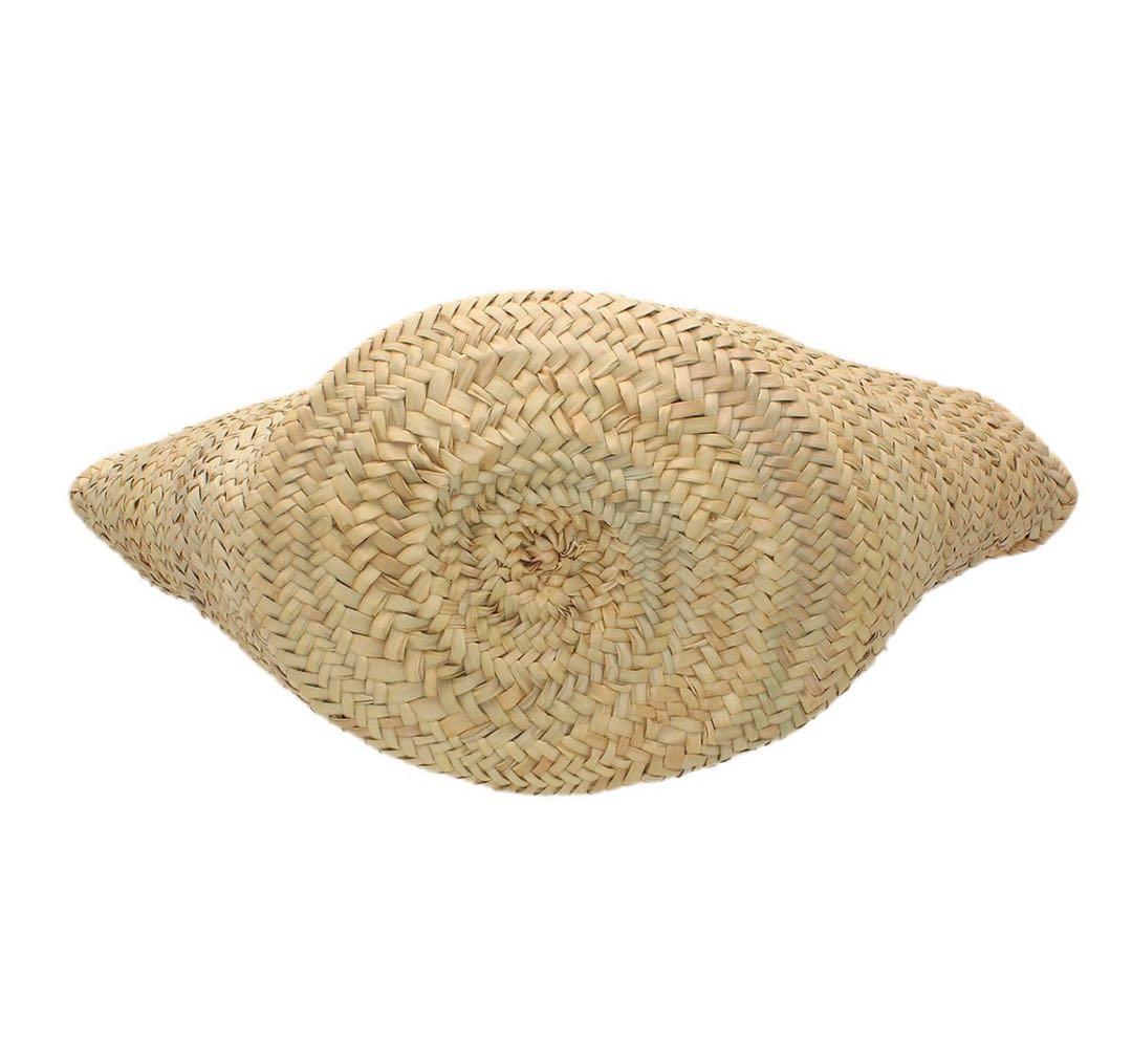 G2937 未使用 クリスチャンルブタン ルビショア ラフィア レザーカゴバッグ