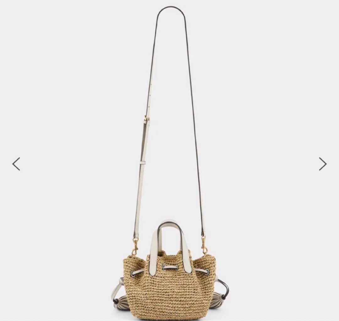 アニヤハンドマーチ　ラフィア　ショルダーバッグ