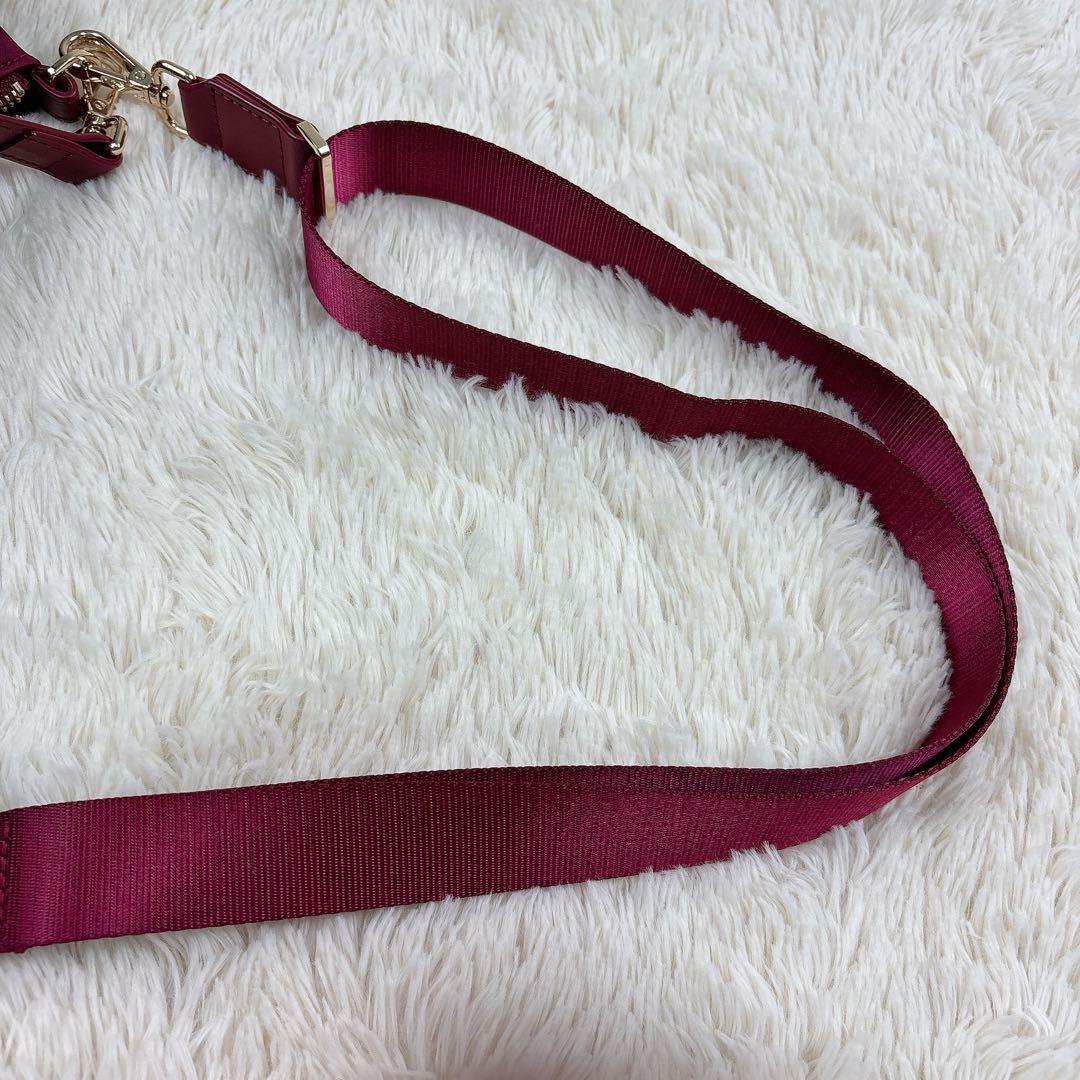 TOCCA トッカ ワンショルダー トートバッグ ナイロン ワインレッド希少