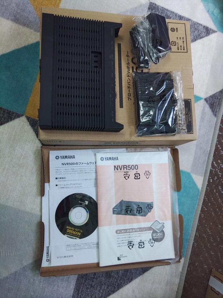 YAMAHA NVR500 有線LANルーター ほぼ新品です