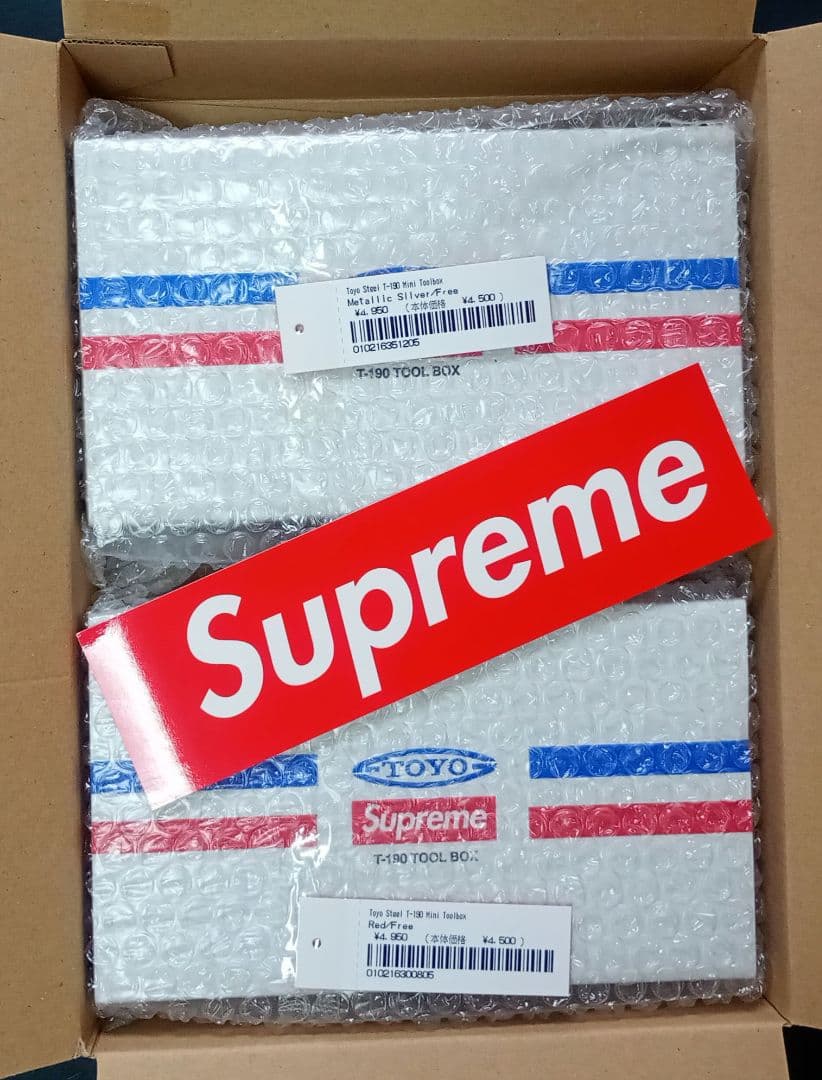 Supreme TOYO STEEL T-190 MINI TOOLBOX 2個