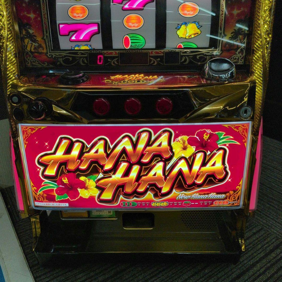 パチスロ実機　ニューハナハナゴールドEX−30 不要機付　送料無料