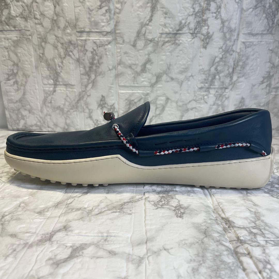 トッズ　レザー　ドライビングシューズ　ネイビー　箱　保存袋付　TOD’S 29