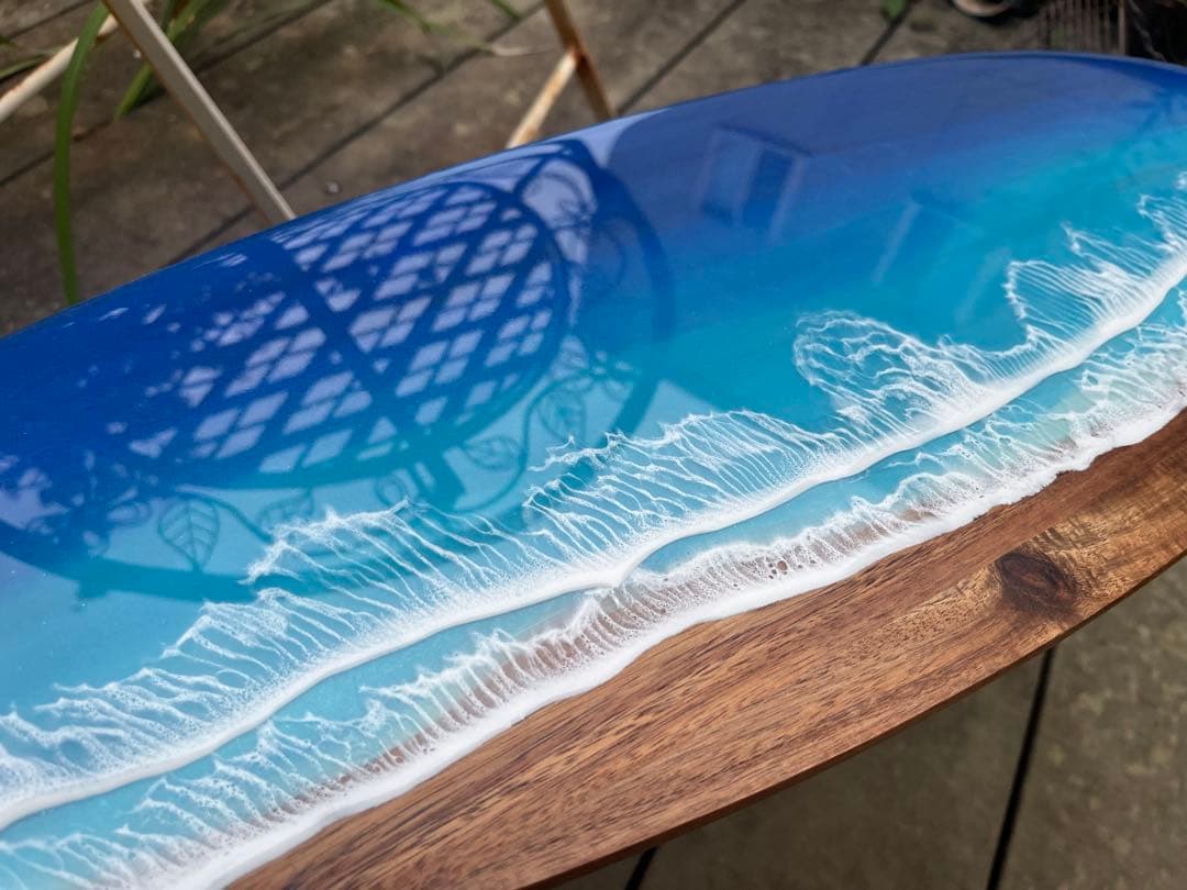 レジンアート海(サーフボードテーブル)